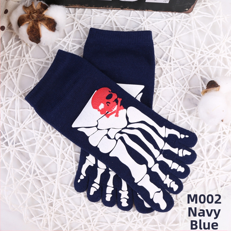 Penkių pirštų kojinės vyriškos kojinės penkių pirštų kojinės medvilninės vyriškos užsienio prekybos japoniško ir korėjietiško stiliaus trumpos nosies vyriškos kojinės