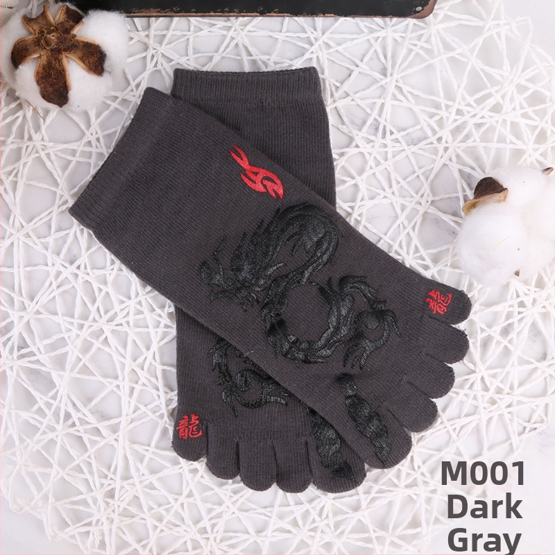 Penkių pirštų kojinės vyriškos kojinės penkių pirštų kojinės medvilninės vyriškos užsienio prekybos japoniško ir korėjietiško stiliaus trumpos nosies vyriškos kojinės