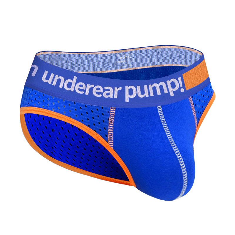Мъжко бельо с ниска талия, дишащо и секси, безшевно, удобно за кожата, плътен цвят, в европейски и американски стил