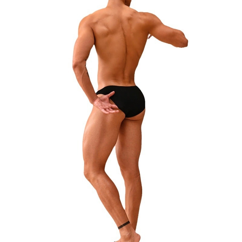 Madingos ir seksualios vyriškos kelnaitės, šortai, aukšto iškirpimo, modalinis audinys, ploni sportiniai, besiūliai, žemo juosmens apatiniai vyrams