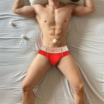 Ανδρικά σλιπ με φαρδιά ζώνη, βαμβακερά, σέξι, χαμηλή μέση, μοντέρνα, αθλητικά, μονόχρωμα, άνετα, αναπνεύσιμα εσώρουχα για άνδρες
