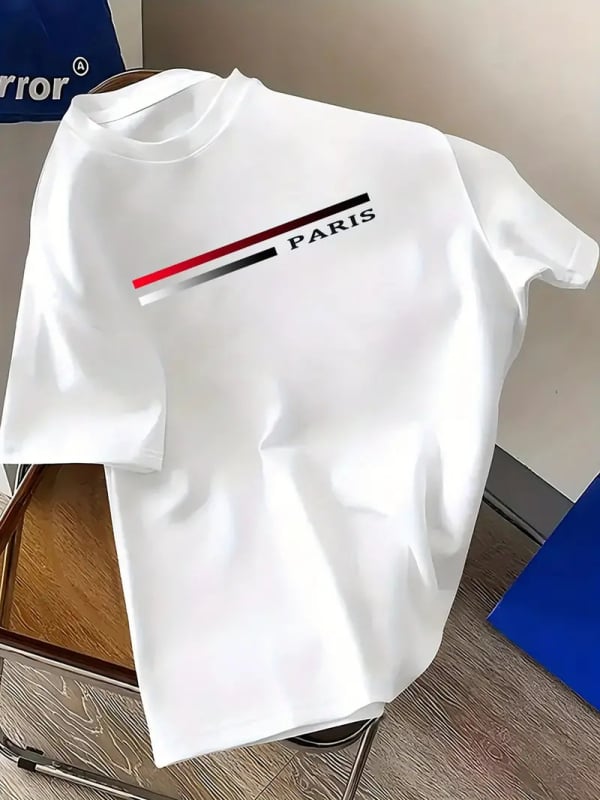 Letné pánske a dámske tričká s krátkym rukávom s potlačou listov pre mužov a ženy s cezhraničným zahraničným obchodom AliExpress Amazon Independent Station 2025