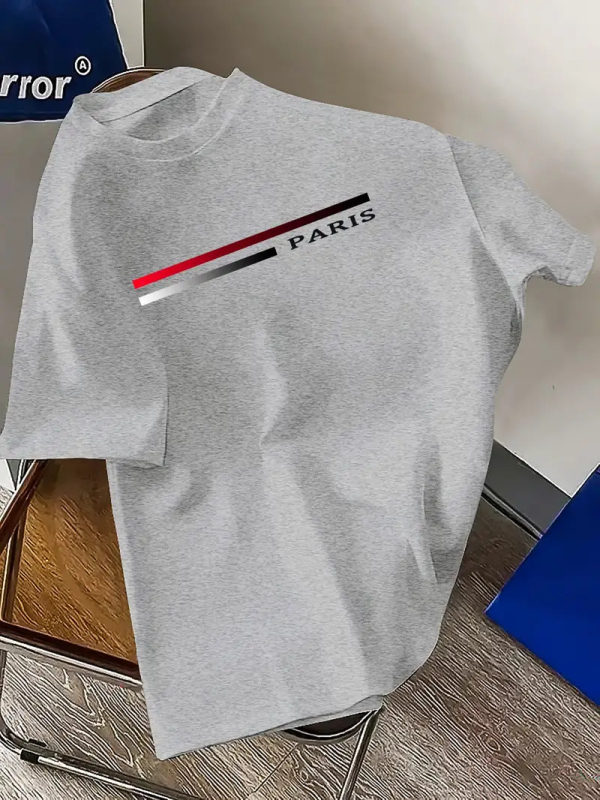 Letné pánske a dámske tričká s krátkym rukávom s potlačou listov pre mužov a ženy s cezhraničným zahraničným obchodom AliExpress Amazon Independent Station 2025