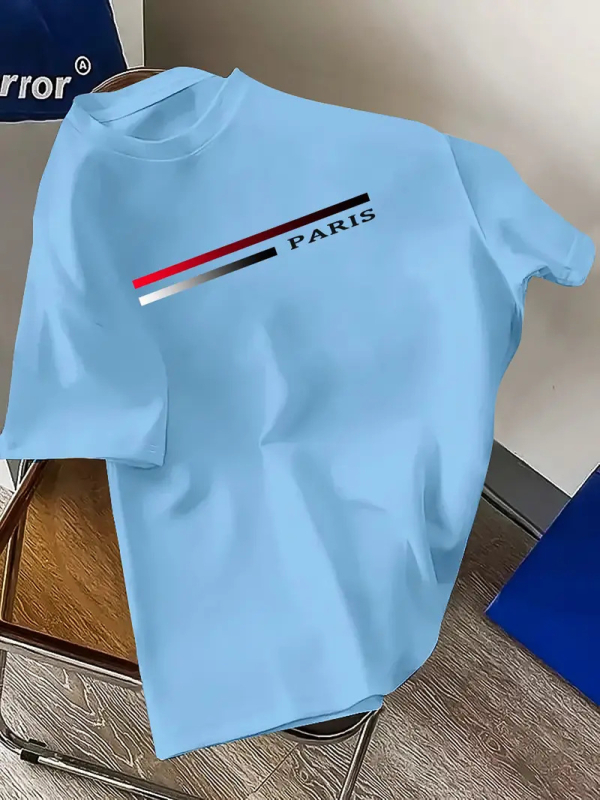 Letné pánske a dámske tričká s krátkym rukávom s potlačou listov pre mužov a ženy s cezhraničným zahraničným obchodom AliExpress Amazon Independent Station 2025