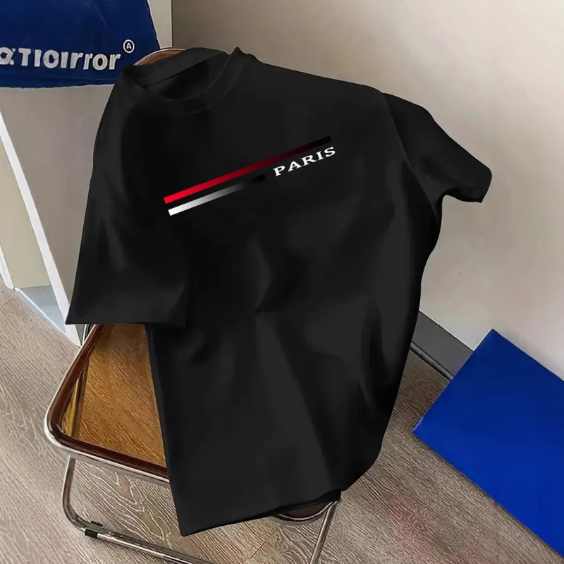 Letné pánske a dámske tričká s krátkym rukávom s potlačou listov pre mužov a ženy s cezhraničným zahraničným obchodom AliExpress Amazon Independent Station 2025