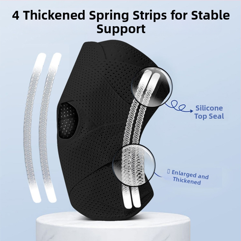 Japonská športová kolenná ortéza šiestej generácie pre poranenia kolena, podporu menisku a pately, tenký model na ochranu pri turistike a behu