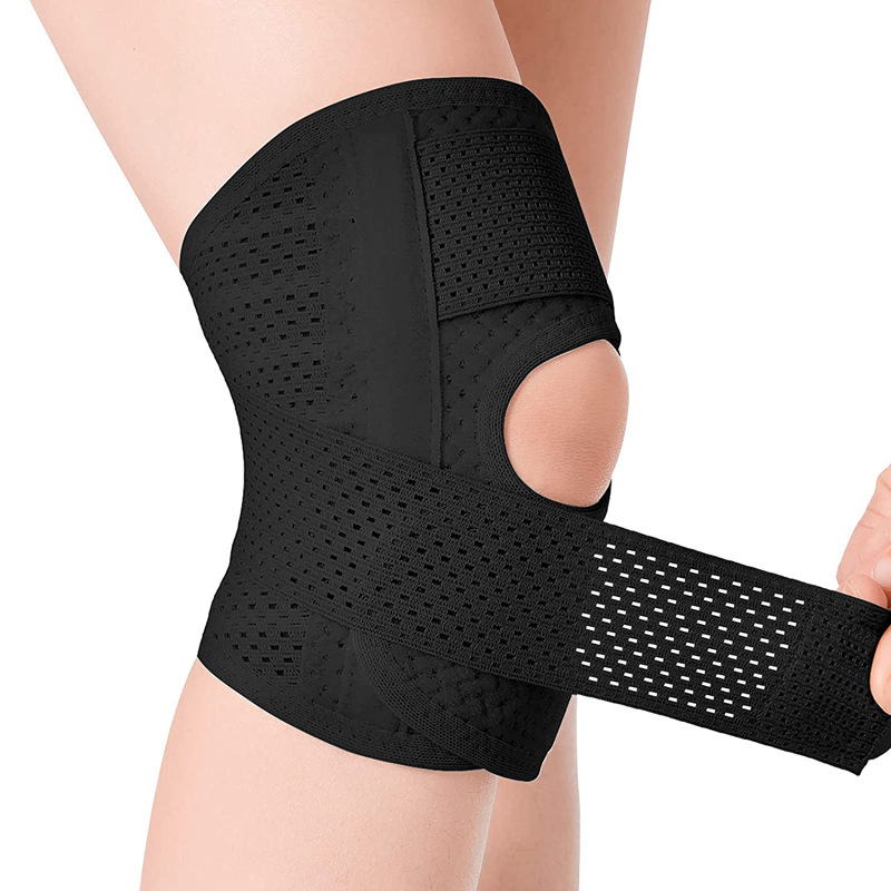Genunchiera sport japoneză de generația a șasea pentru leziuni la genunchi, menisc și suport rotulian, model subțire pentru protecție în drumeții și alergare