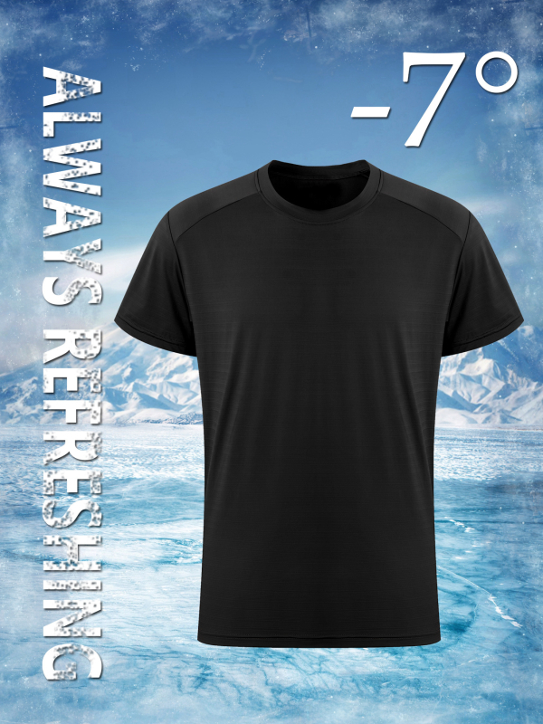 Vyriški šilkiniai marškinėliai žiemai, greitai džiūstantys, kvėpuojantys, laisvi, trumpomis rankovėmis, vasariniai.