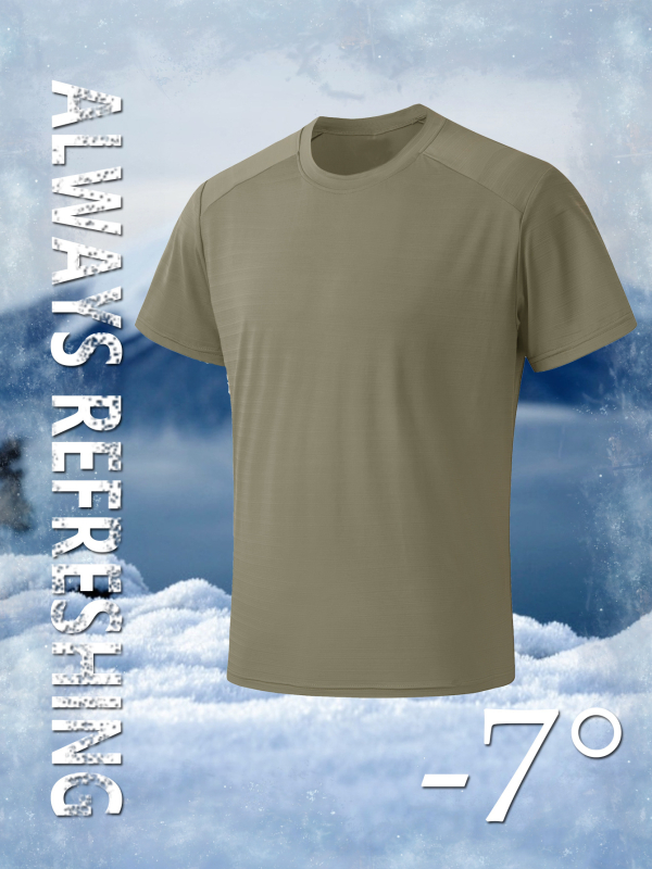 Vyriški šilkiniai marškinėliai žiemai, greitai džiūstantys, kvėpuojantys, laisvi, trumpomis rankovėmis, vasariniai.
