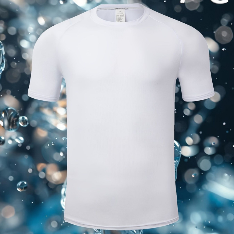 Vyriški šilkiniai marškinėliai žiemai, greitai džiūstantys, kvėpuojantys, laisvi, trumpomis rankovėmis, vasariniai.
