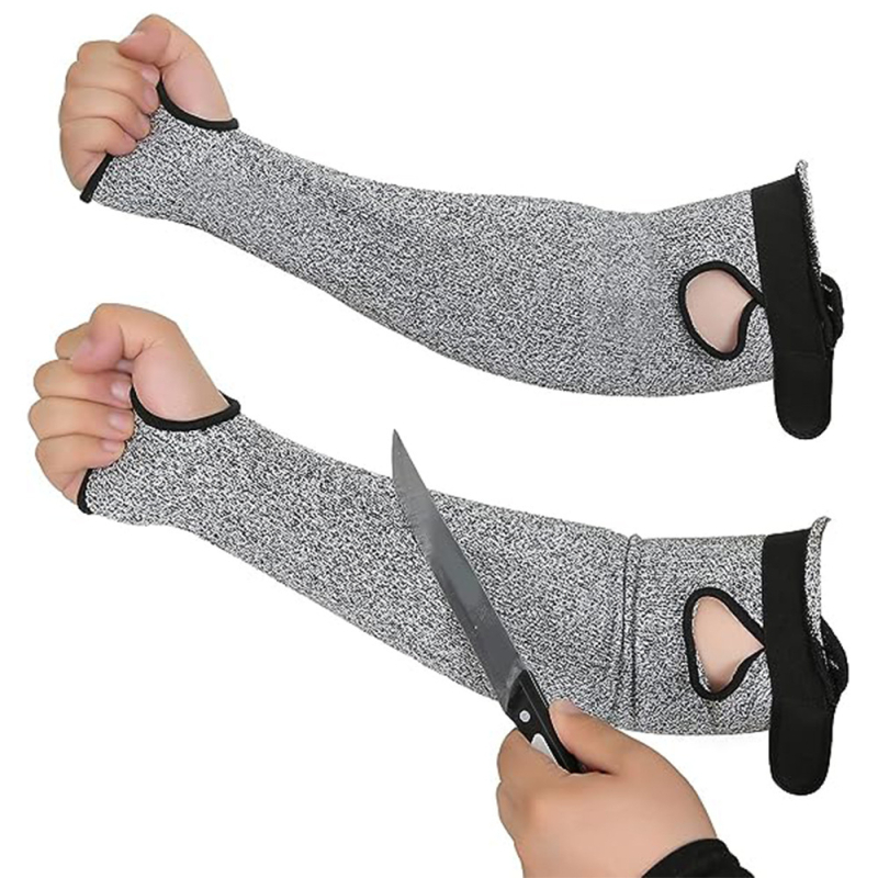 Tehase kohapealsed takjapaelaga lõikekindlad varrukad, paksendatud kulumiskindlad hingavad töökaitsevahendid aiandustöödeks ja käsitsemiseks.