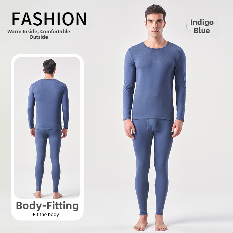 Vyriški antibakteriniai ploni flisiniai rudens drabužiai ir kelnės „Shuyi“ kostiumas. Didelio elastingumo dvipusis šlifavimas. Antibakteriniai terminiai apatiniai.