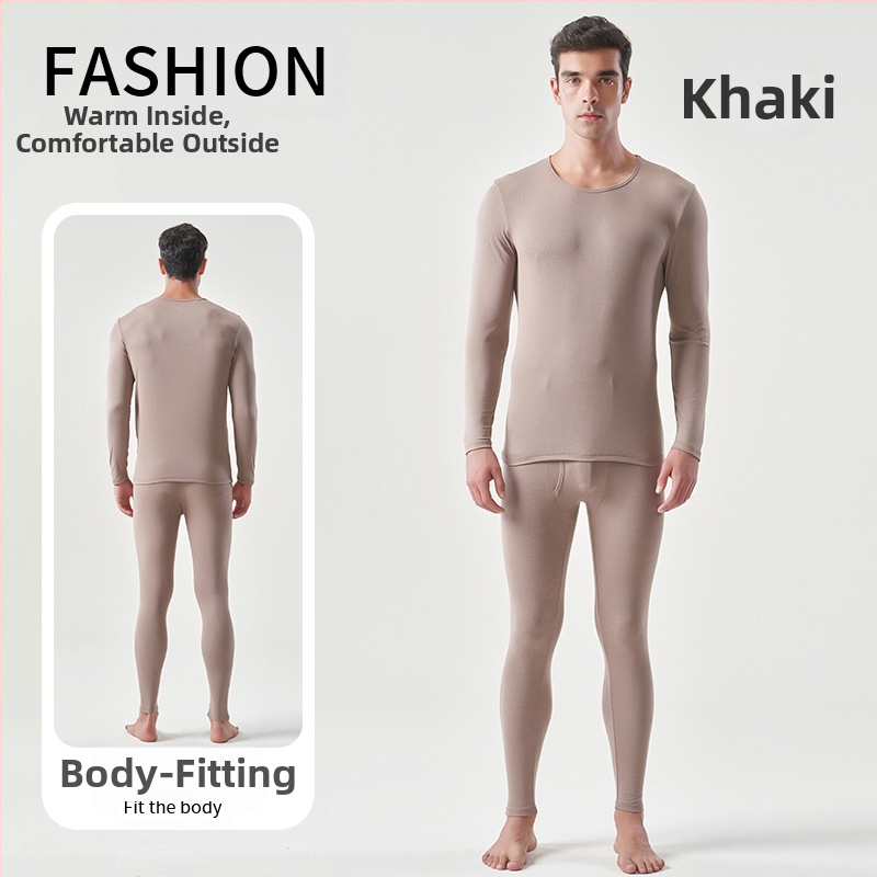 Vyriški antibakteriniai ploni flisiniai rudens drabužiai ir kelnės „Shuyi“ kostiumas. Didelio elastingumo dvipusis šlifavimas. Antibakteriniai terminiai apatiniai.