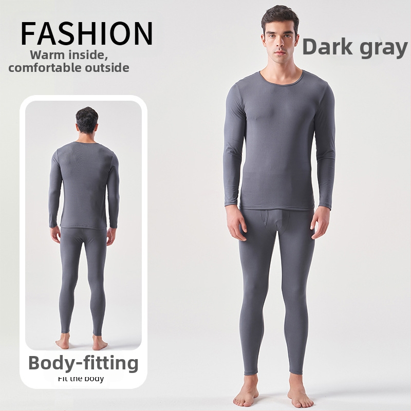 Vyriški antibakteriniai ploni flisiniai rudens drabužiai ir kelnės „Shuyi“ kostiumas. Didelio elastingumo dvipusis šlifavimas. Antibakteriniai terminiai apatiniai.