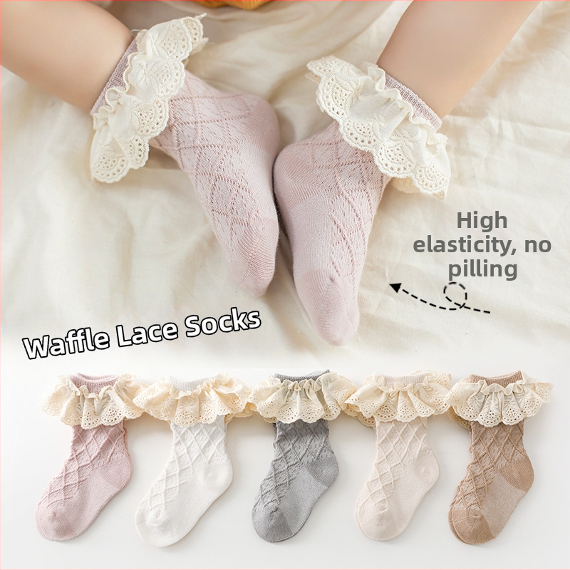 Beebisokid Kevad- ja sügissokid Laste sokid Pitsisokid Kategooria A Puuvillased poolsokid Tüdrukute sokid Imikud 0–5-aastased