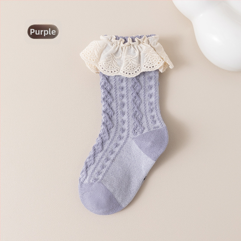 Beebisokid Kevad- ja sügissokid Laste sokid Pitsisokid Kategooria A Puuvillased poolsokid Tüdrukute sokid Imikud 0–5-aastased