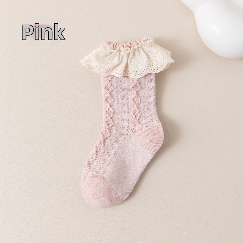 Beebisokid Kevad- ja sügissokid Laste sokid Pitsisokid Kategooria A Puuvillased poolsokid Tüdrukute sokid Imikud 0–5-aastased