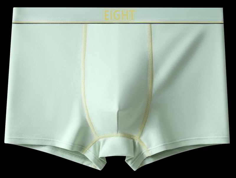 Jauna vīriešu apakšveļa no kokvilnas A klases kokvilnas bokseršorti, lielizmēra, vidēja jostasvieta, ātri žūstoša, elpojoša vīriešu apakšveļas galva.