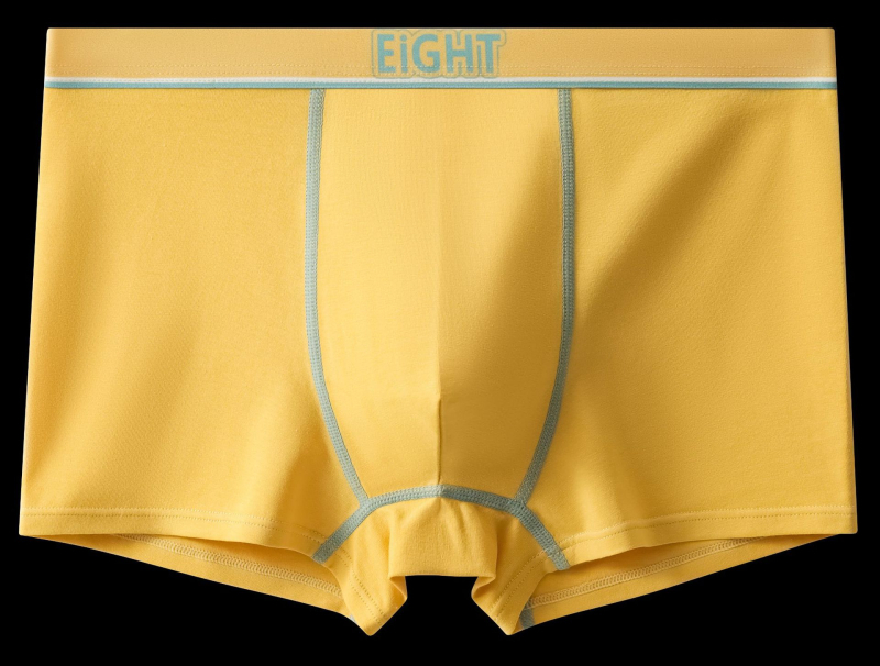 Jauna vīriešu apakšveļa no kokvilnas A klases kokvilnas bokseršorti, lielizmēra, vidēja jostasvieta, ātri žūstoša, elpojoša vīriešu apakšveļas galva.