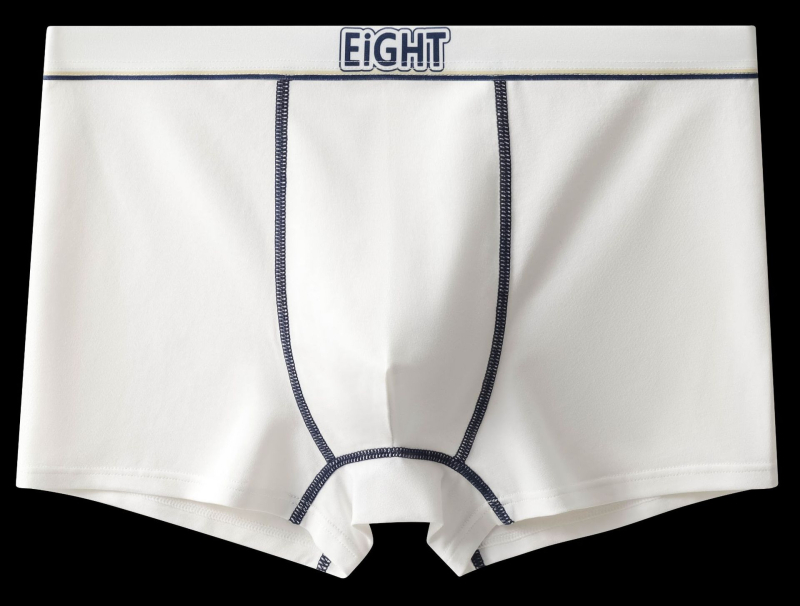 Jauna vīriešu apakšveļa no kokvilnas A klases kokvilnas bokseršorti, lielizmēra, vidēja jostasvieta, ātri žūstoša, elpojoša vīriešu apakšveļas galva.