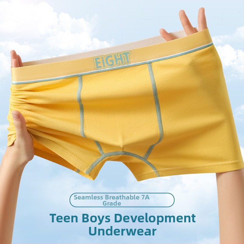 Ново мъжко бельо, памучни боксерки клас А, големи размери, със средна талия, бързосъхнещи, дишащи, с четири ъгъла, за глава