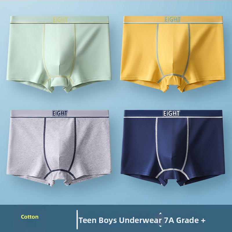 Jauna vīriešu apakšveļa no kokvilnas A klases kokvilnas bokseršorti, lielizmēra, vidēja jostasvieta, ātri žūstoša, elpojoša vīriešu apakšveļas galva.