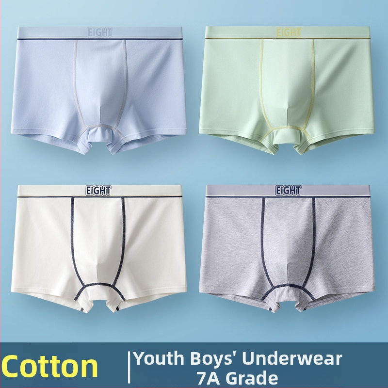 Jauna vīriešu apakšveļa no kokvilnas A klases kokvilnas bokseršorti, lielizmēra, vidēja jostasvieta, ātri žūstoša, elpojoša vīriešu apakšveļas galva.