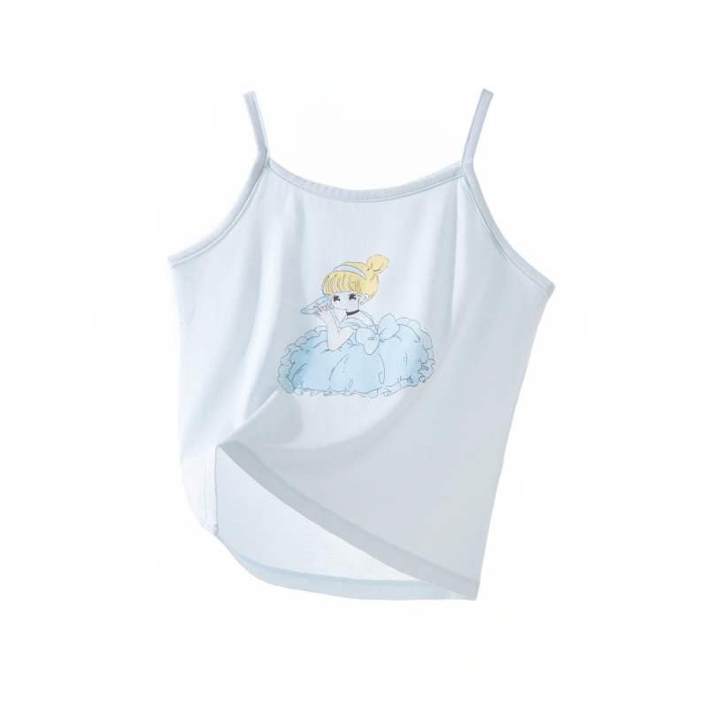 Djevojački prsluk Ljetni tanki ledeno svileni Cool unutarnji dio odjeće Bez rukava za bebe Djevojčice Vanjska odjeća Fuj Svileni dječji prsluk