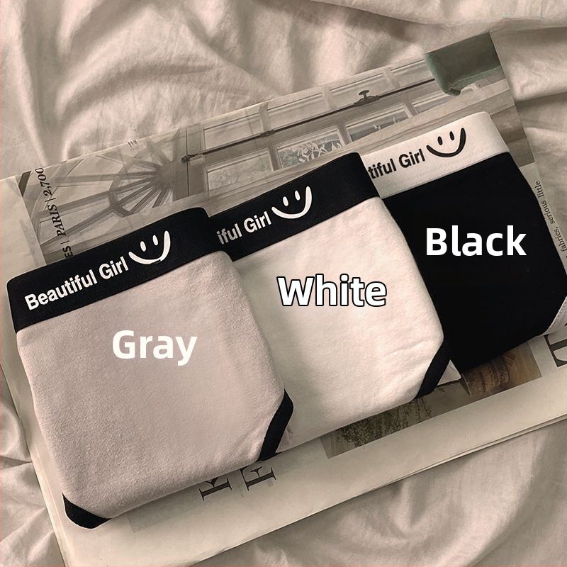 Jesenske pamučne gaćice sportskog stila za žene, korejski stil, djevojke, studentice u japanskom stilu, pamučne gaćice do međunožja, do sredine struka, prozračne ženske gaćice