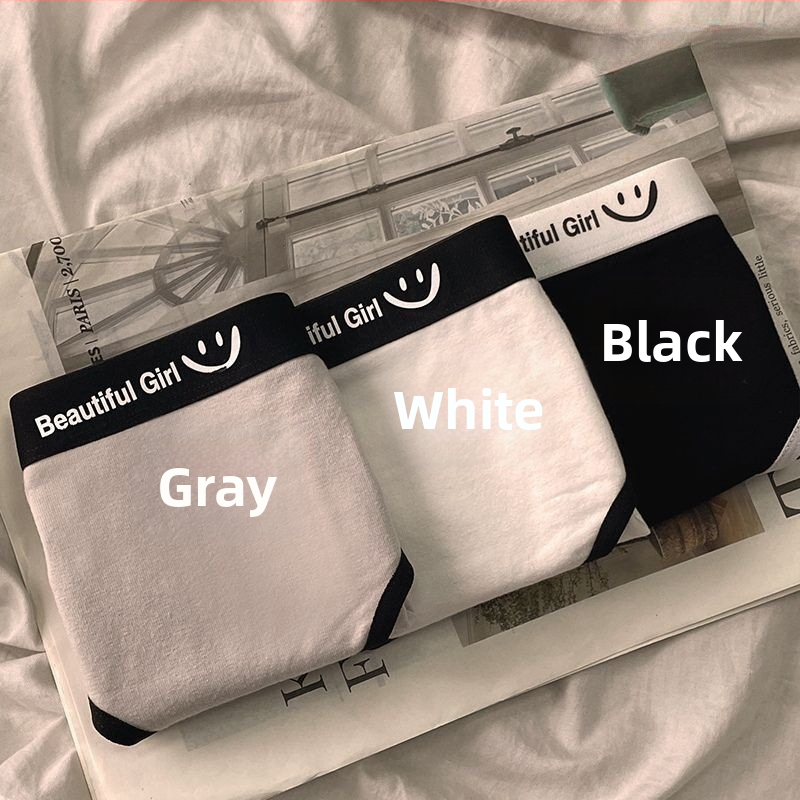 Jesenske pamučne gaćice sportskog stila za žene, korejski stil, djevojke, studentice u japanskom stilu, pamučne gaćice do međunožja, do sredine struka, prozračne ženske gaćice