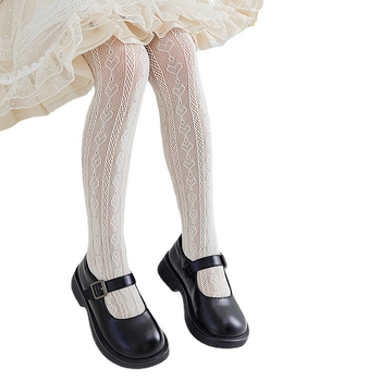 Καλοκαιρινά λεπτά καλσόν για κορίτσια, παιδικά κολάν με δίχτυ, λευκές κάλτσες Lolita, χονδρικής