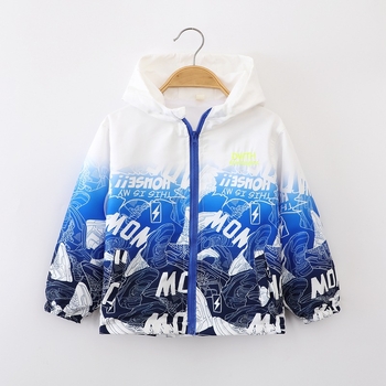 Proljetna nova dječja odjeća za dječake Charge 2024., dječji kaput s remenčićima, veliki dječji proljetni i jesenski top, dječja majica s patentnim zatvaračem, moderna