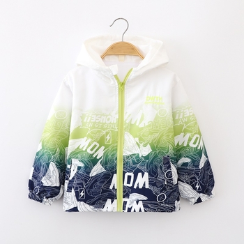 Proljetna nova dječja odjeća za dječake Charge 2024., dječji kaput s remenčićima, veliki dječji proljetni i jesenski top, dječja majica s patentnim zatvaračem, moderna