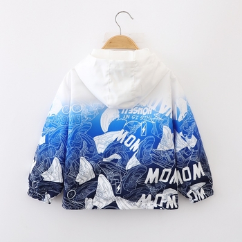 Proljetna nova dječja odjeća za dječake Charge 2024., dječji kaput s remenčićima, veliki dječji proljetni i jesenski top, dječja majica s patentnim zatvaračem, moderna