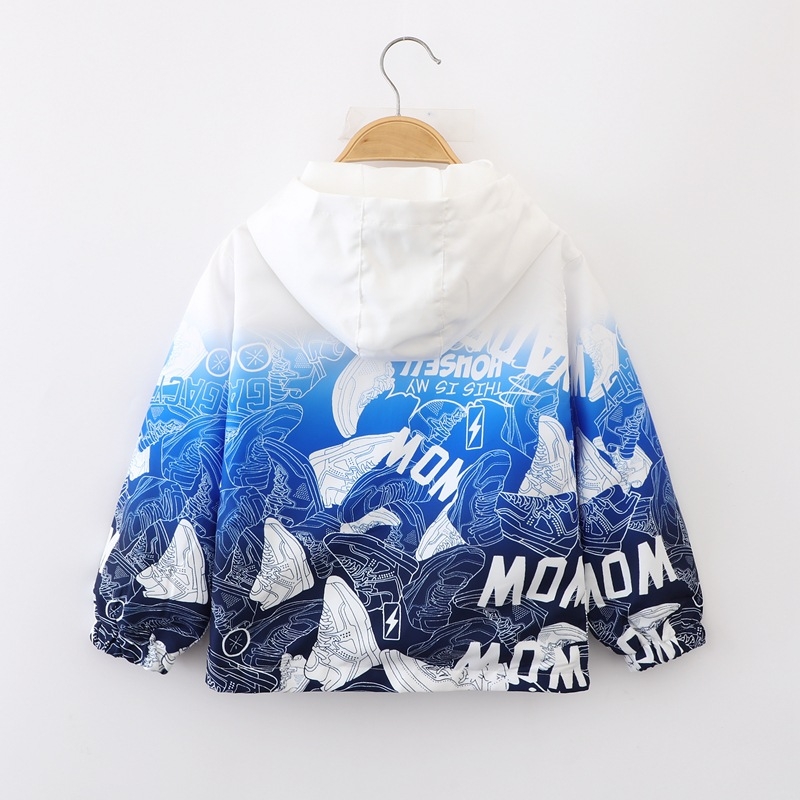 Proljetna nova dječja odjeća za dječake Charge 2024., dječji kaput s remenčićima, veliki dječji proljetni i jesenski top, dječja majica s patentnim zatvaračem, moderna