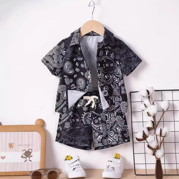 Dječačke retro britanske dvodijelne moderne personalizirane kratke hlače kratkih rukava RG01-RD01