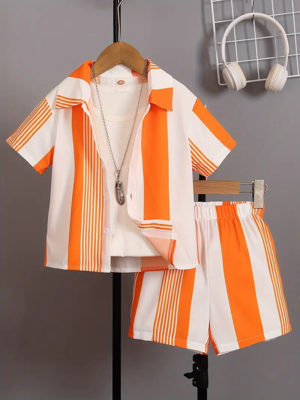 Dječačke retro britanske dvodijelne moderne personalizirane kratke hlače kratkih rukava RG01-RD01