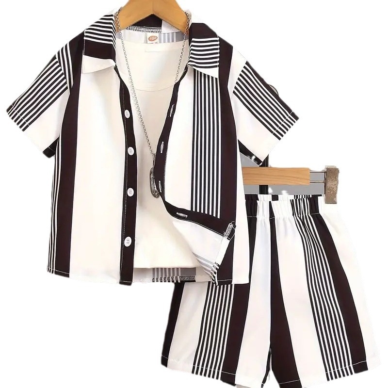 Dječačke retro britanske dvodijelne moderne personalizirane kratke hlače kratkih rukava RG01-RD01