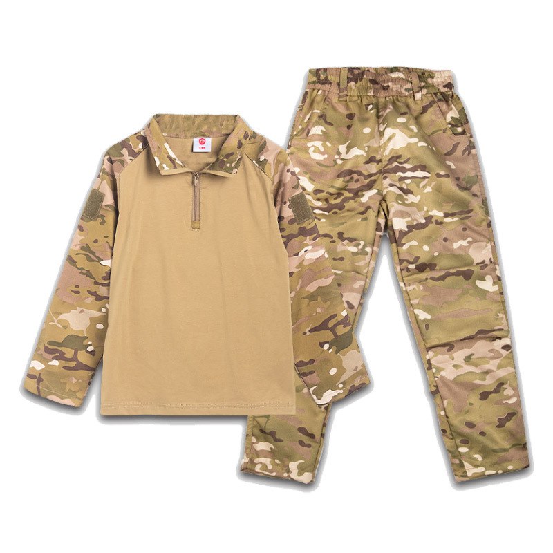 Costum de camuflaj pentru copii, costum tactic de vară pentru bărbați, costum de broască, elevi, grădiniță, tabără de vară, antrenament militar, producători de îmbrăcăminte en-gros