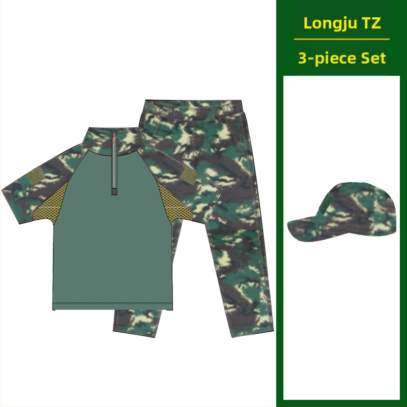 Costum de camuflaj pentru copii, costum tactic de vară pentru bărbați, costum de broască, elevi, grădiniță, tabără de vară, antrenament militar, producători de îmbrăcăminte en-gros