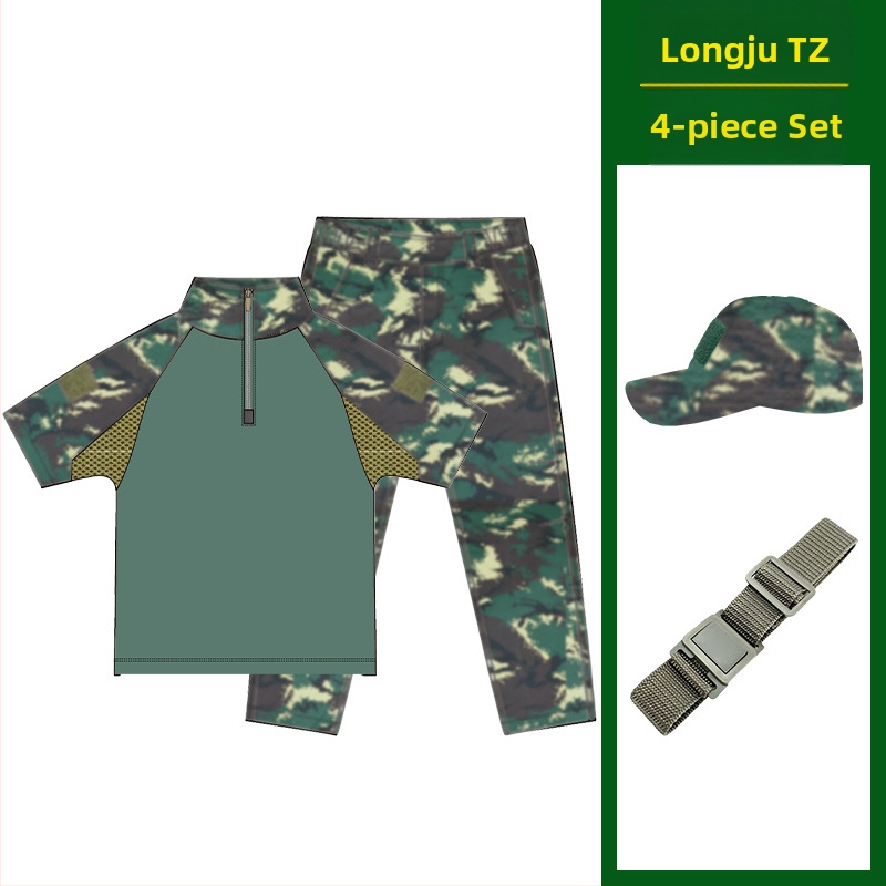 Costum de camuflaj pentru copii, costum tactic de vară pentru bărbați, costum de broască, elevi, grădiniță, tabără de vară, antrenament militar, producători de îmbrăcăminte en-gros
