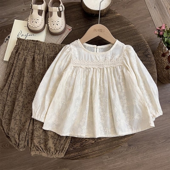 Παιδικό παντελόνι Western style για μωρά, casual, με φλοράλ σχέδια, για κορίτσια, παντελόνι καρότο, άνοιξη και φθινόπωρο, φθινοπωρινό παντελόνι Mori