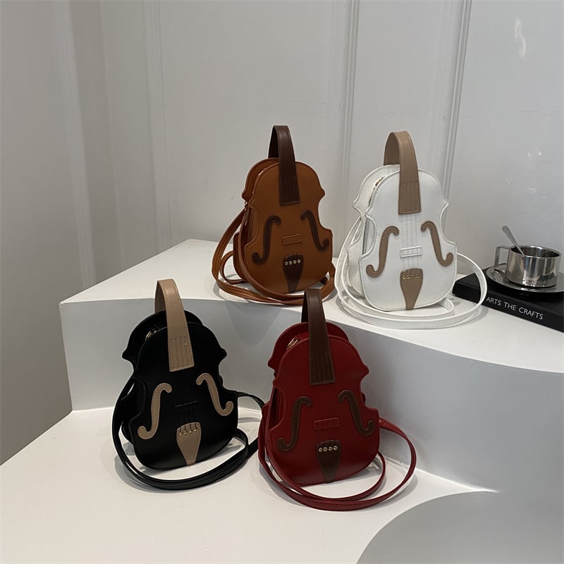 Rucsac de damă nou, geantă de umăr portabilă, geantă crossbody simplă pentru vioară, geantă crossbody, geantă de toamnă și iarnă, geantă de vioară, nou-născută, 2024
