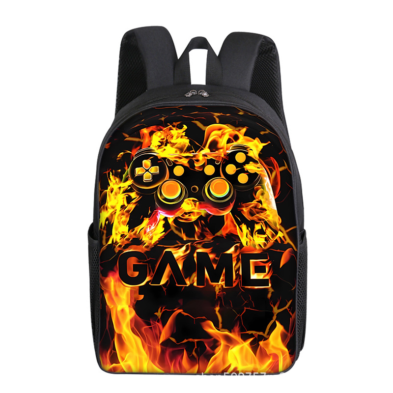 Mängukonsoolimängud 16-tolline 40 cm kõrgune alg- ja keskkooliõpilaste seljakott ühekihiline kahekihiline valikuline trükis isetegemise kerge