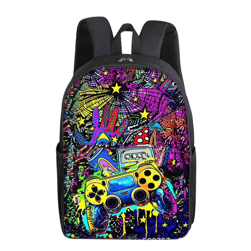 Mängukonsoolimängud 16-tolline 40 cm kõrgune alg- ja keskkooliõpilaste seljakott ühekihiline kahekihiline valikuline trükis isetegemise kerge