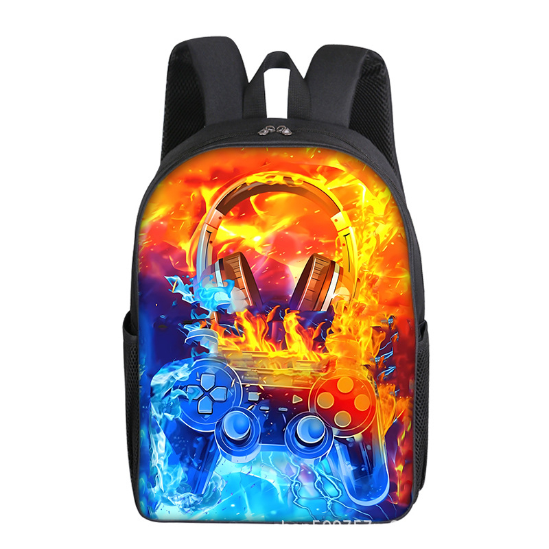 Mängukonsoolimängud 16-tolline 40 cm kõrgune alg- ja keskkooliõpilaste seljakott ühekihiline kahekihiline valikuline trükis isetegemise kerge