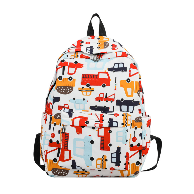 Madingas vandenyno rašto dvigubas pečių krepšys, madingas kasdienis naujo stiliaus kuprinė, didelės talpos, vidutinio dydžio universiteto studento trijų dalių knygų krepšys