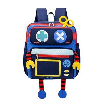Uus laste trendikas seljakott lasteaia algkooliõpilase koolikoti roboti armas multifilmi seljakott suure mahutavusega trendikas