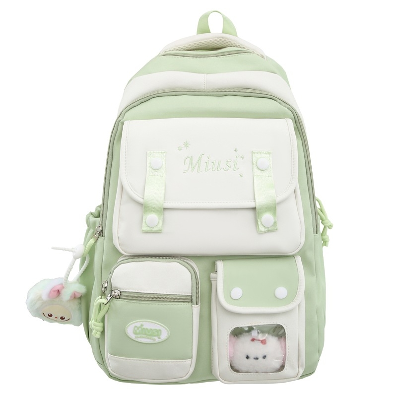 K-stiilis originaalne suure mahutavusega koolikott, niši disainiga vabaaja mitmekülgne moodne seljakott, naiste õppematerjalide seljakott naistele