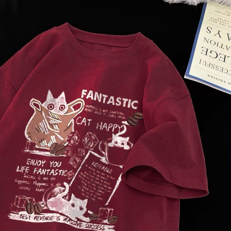 Αμερικανικό στυλ ρετρό κοντομάνικο μπλουζάκι ανδρών καλοκαίρι νέα μάρκα μόδας ρούχα υψηλών προδιαγραφών χαλαρά plus size εφήβων μισό μανίκι